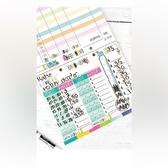 Earn & Learn Kids’ Chore Chart Money Management - Picture 5 of 11